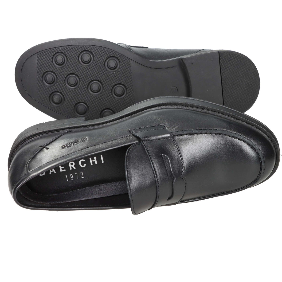 BAERCHI Uomo Mocassino 1161 Nero