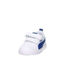Puma Enfants et garçons Baskets 310252 Blanc/Bleu clair