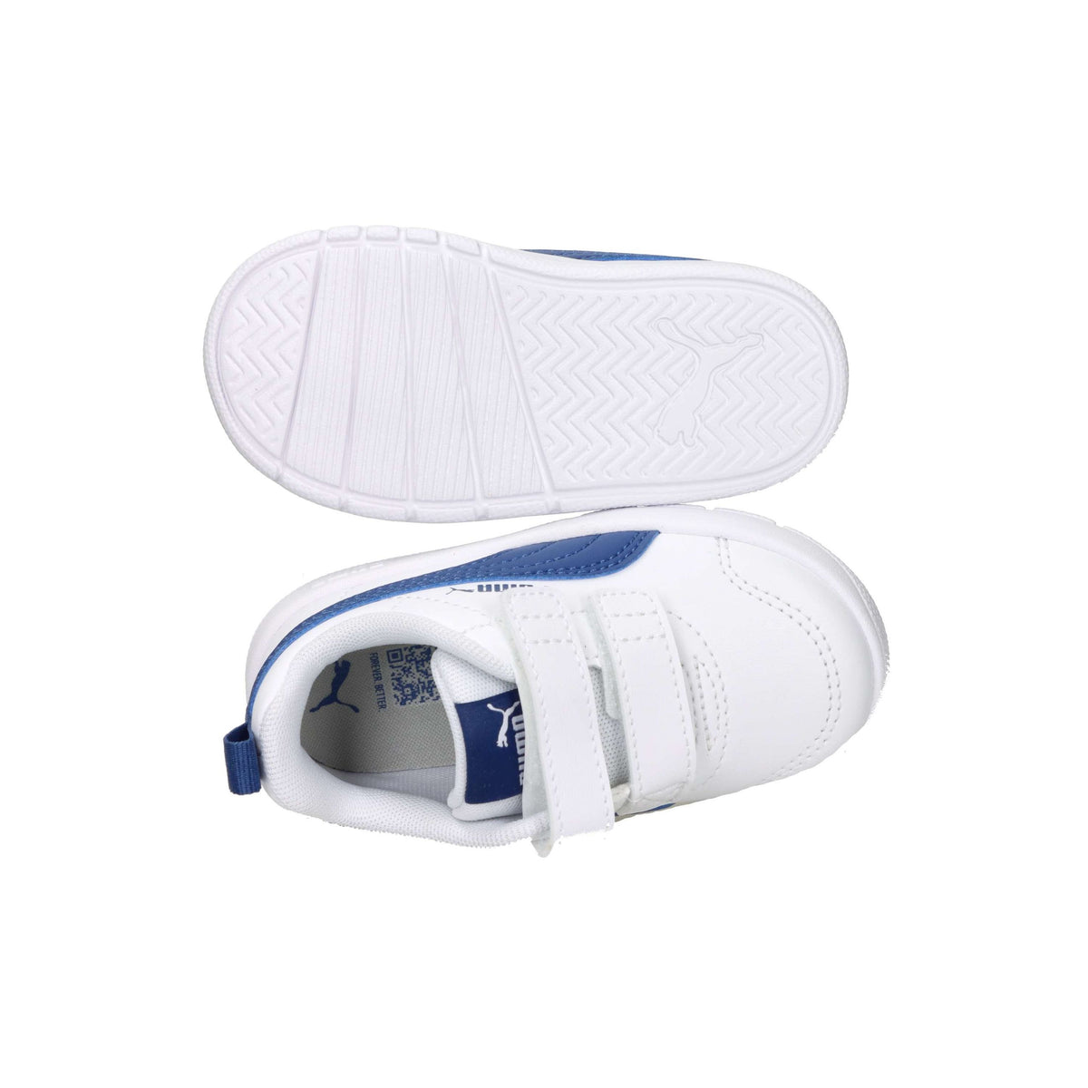 Puma Bambini e ragazzi Sneakers bassa 310252 Bianco/Azzurro