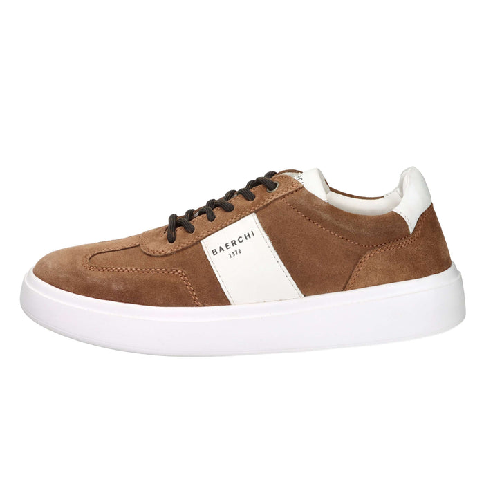 BAERCHI Uomo Sneakers bassa 9101 Cuoio