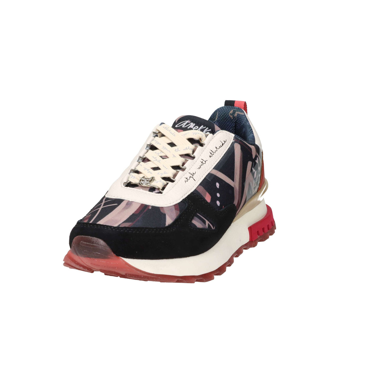 Anekke Donna Sneakers bassa LISBOA 413 Nero/Beige