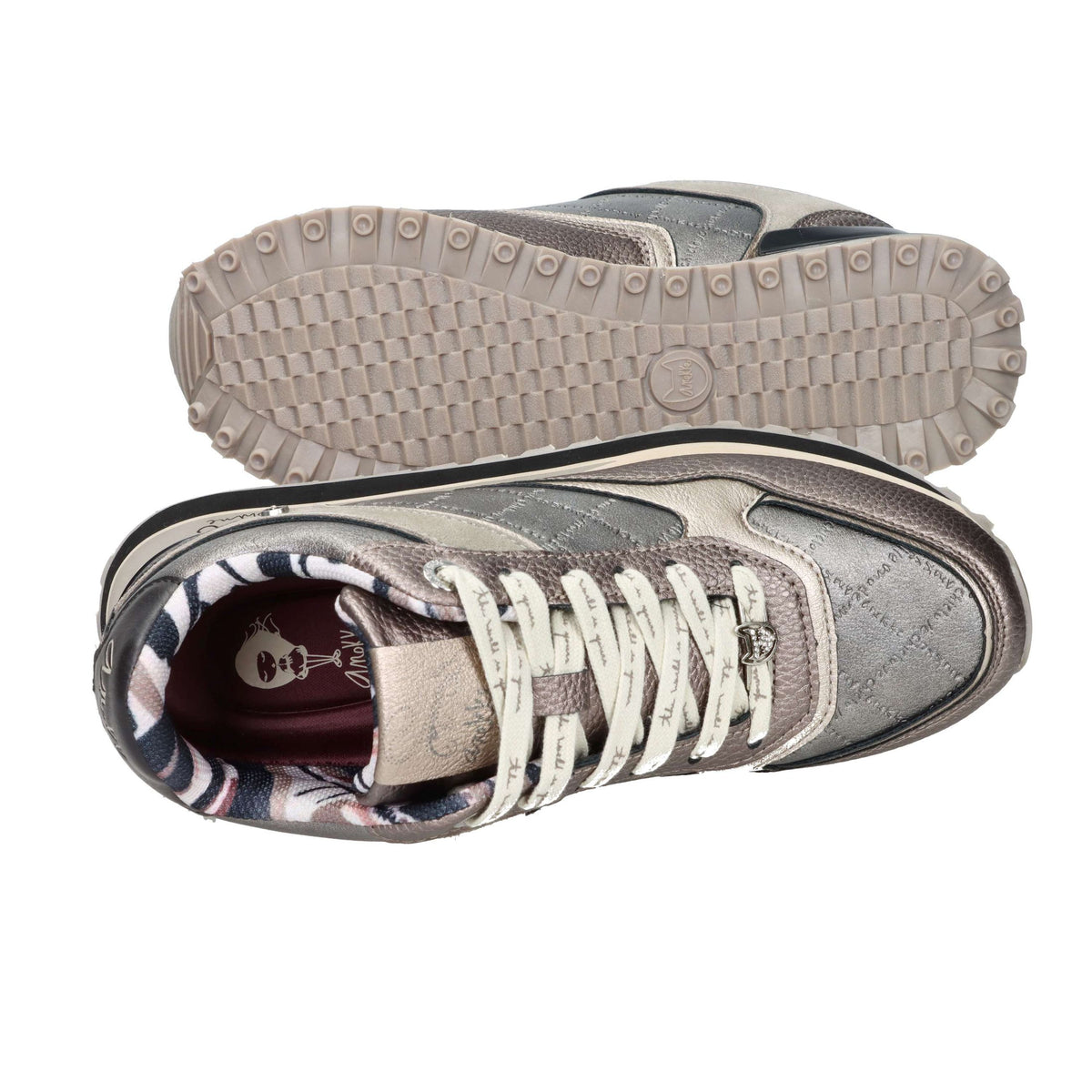 Anekke Donna Sneakers bassa LONDON 413 Antracite