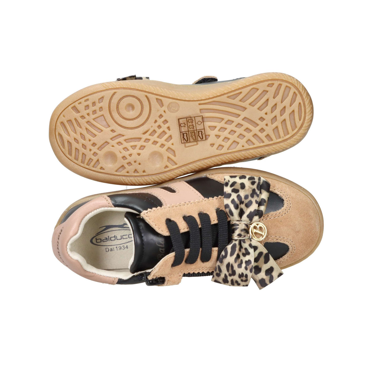 BALDUCCI Bambine e ragazze Sneakers bassa LYNN1031 Nero/Beige
