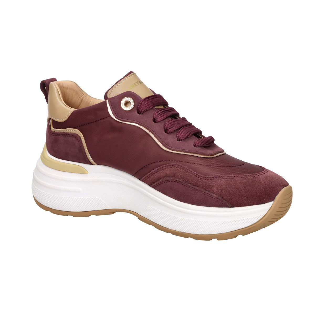 JANET & JANET Donna Sneakers bassa J-382 Bordeaux