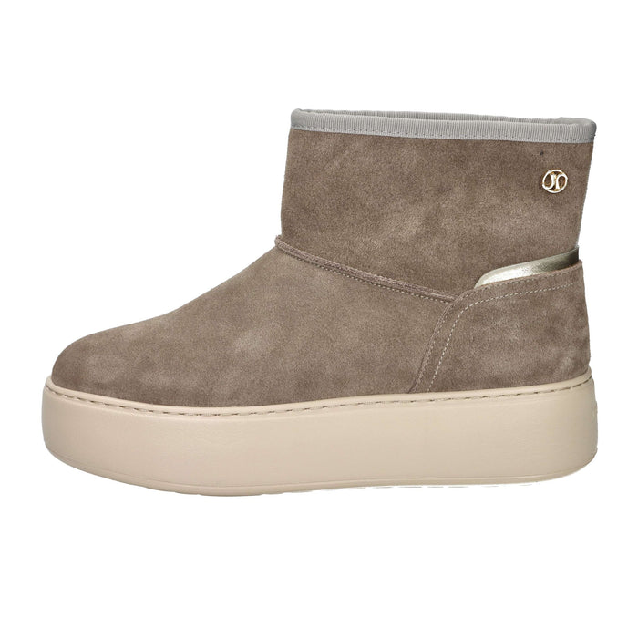 JANET & JANET Donna Stivaletti zeppa J-352 Taupe