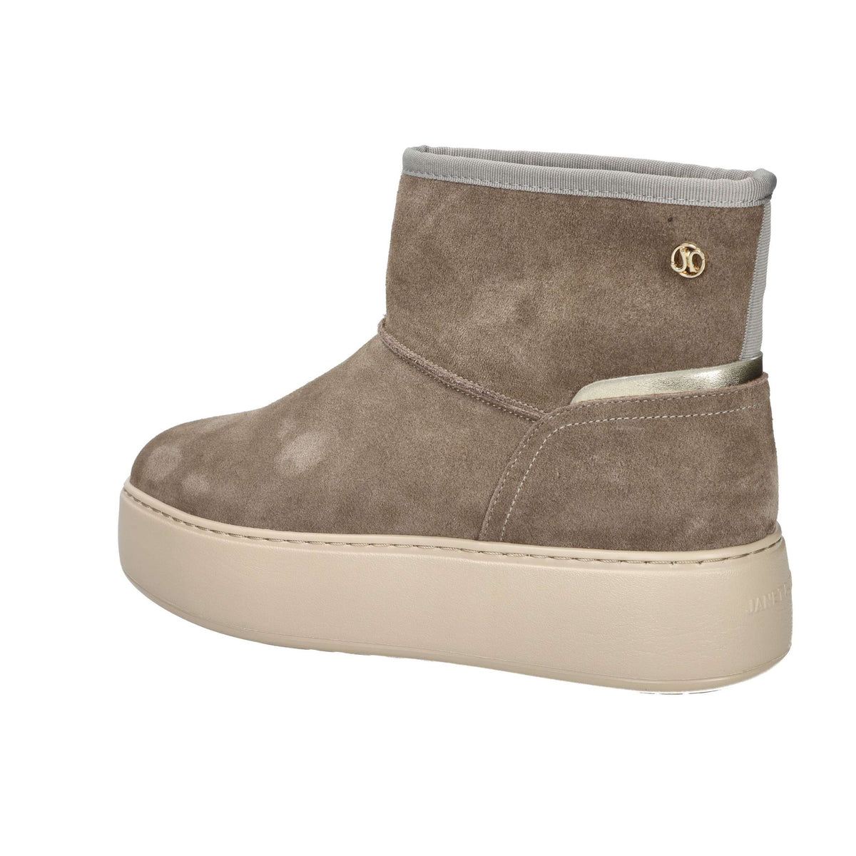 JANET & JANET Donna Stivaletti zeppa J-352 Taupe