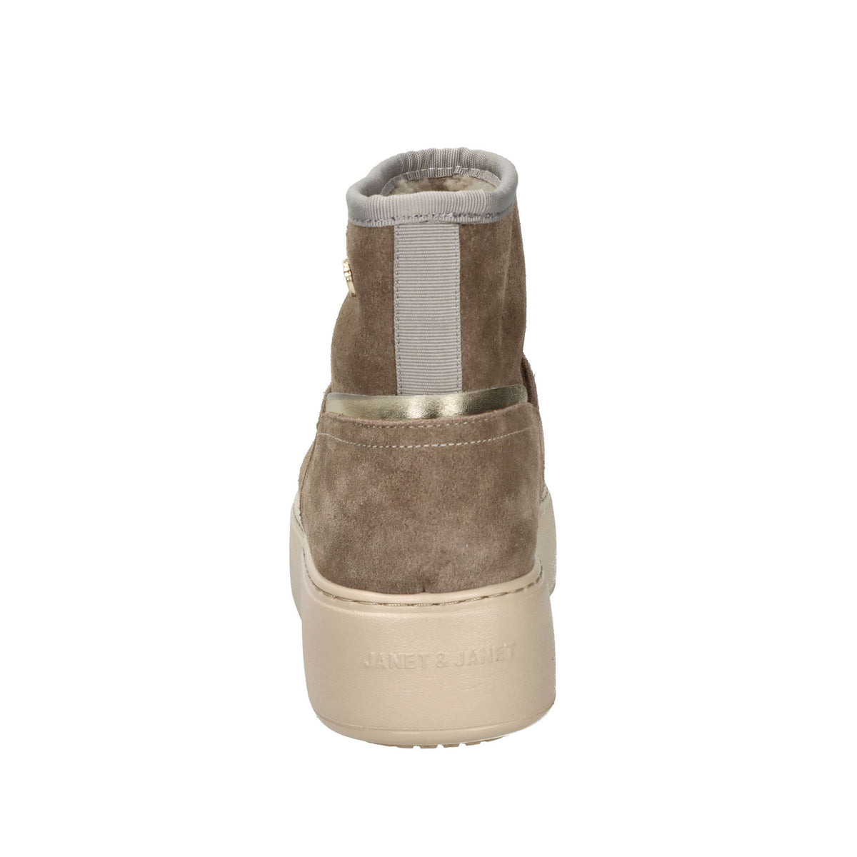 JANET & JANET Donna Stivaletti zeppa J-352 Taupe