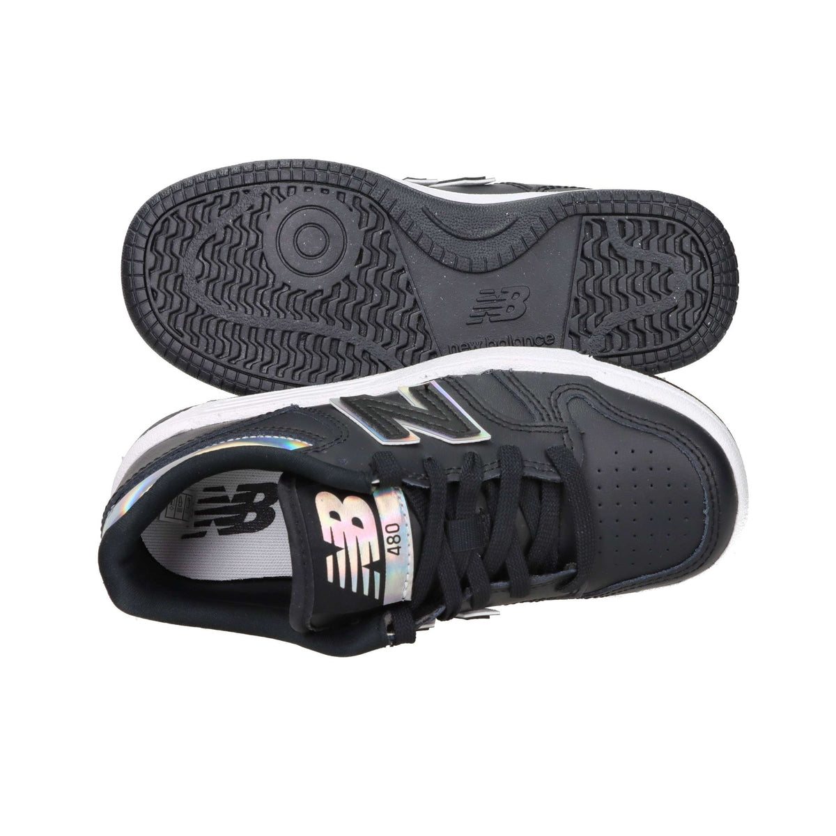 NEW BALANCE Bambine e ragazze Sneakers bassa PSB480KB Nero/Argento