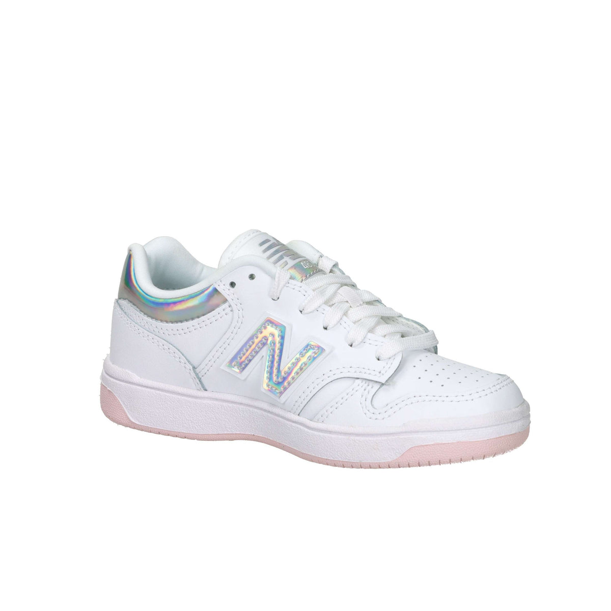 NEW BALANCE Bambine e ragazze Sneakers bassa PSB480KB Bianco/Argento