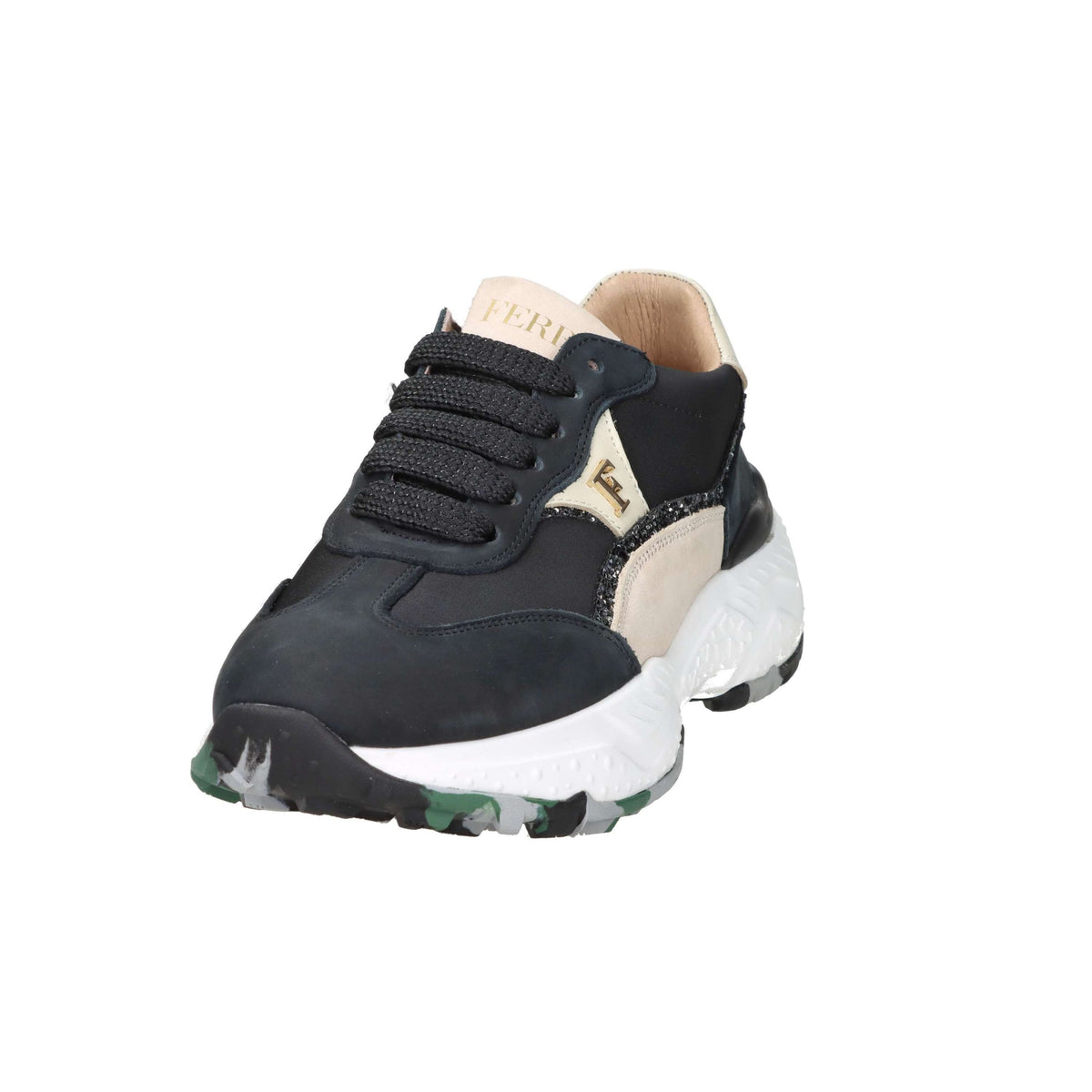 FERRE' Donna Sneakers bassa F-451 Nero