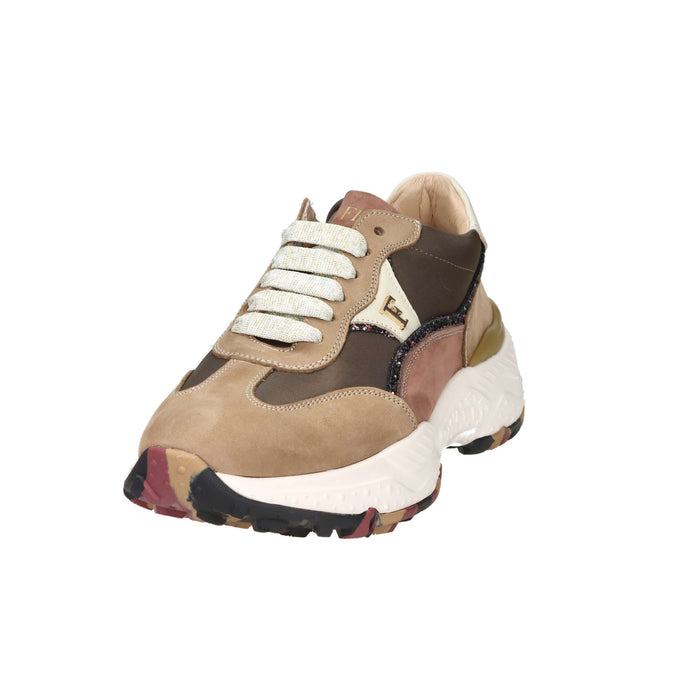 FERRE' Donna Sneakers bassa F-451 Marrone