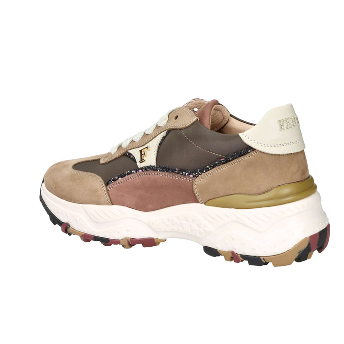 FERRE' Donna Sneakers bassa F-451 Marrone