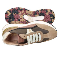 FERRE' Donna Sneakers bassa F-451 Marrone