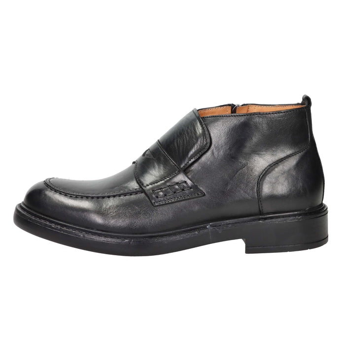 EXTON Uomo Stivaletti bassi 9830 Nero