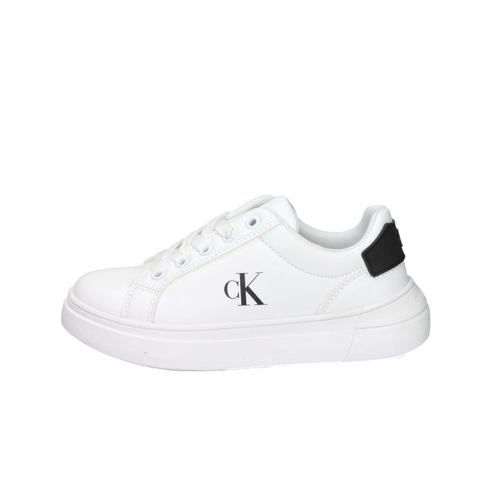 CALVIN KLEIN Bambini e ragazzi Sneakers bassa V3X9-83167-1355 Bianco/Nero