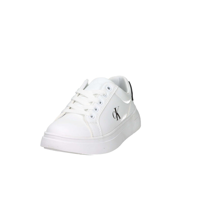 CALVIN KLEIN Bambini e ragazzi Sneakers bassa V3X9-83167-1355 Bianco/Nero
