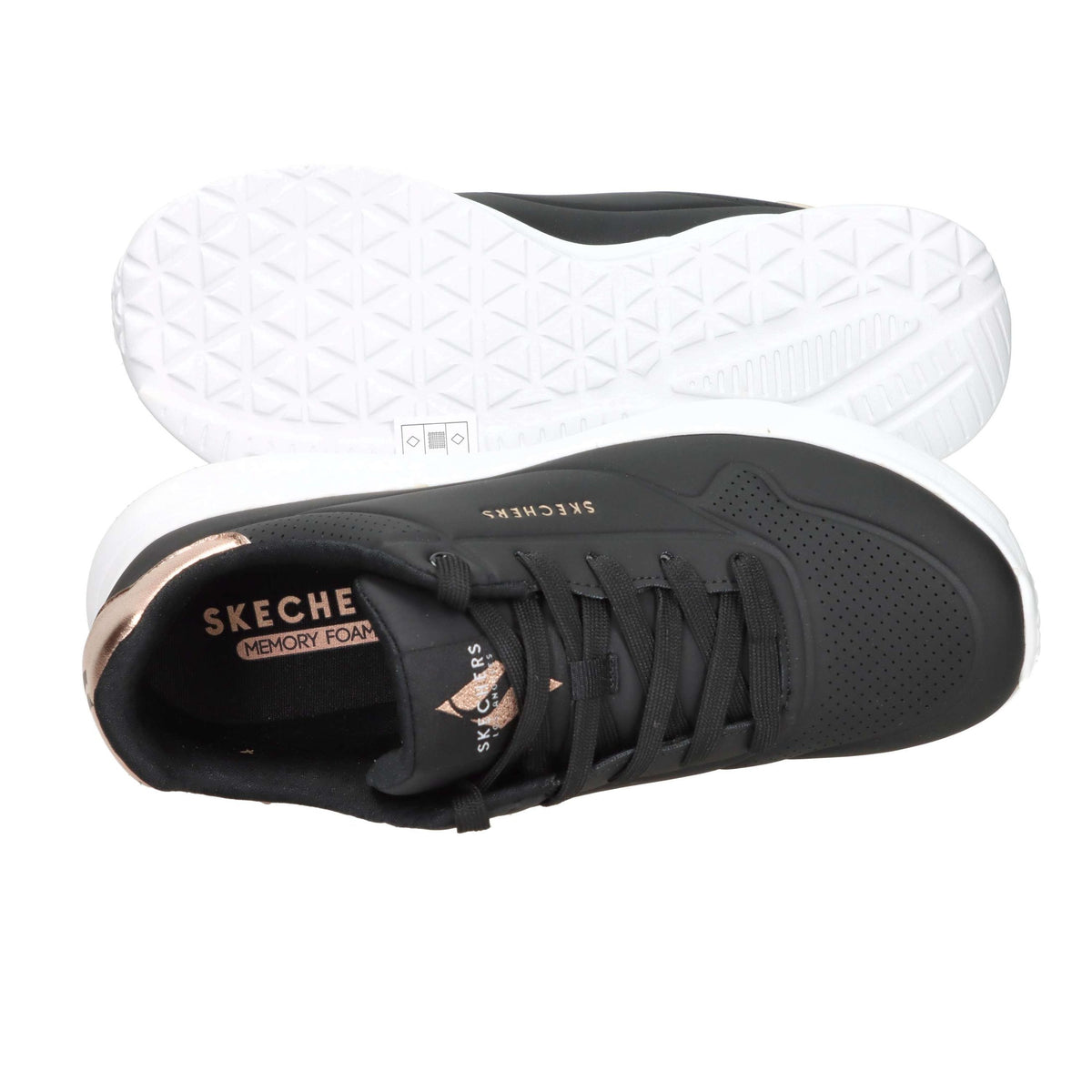 SKECHERS Donna Sneakers bassa 117291 Nero