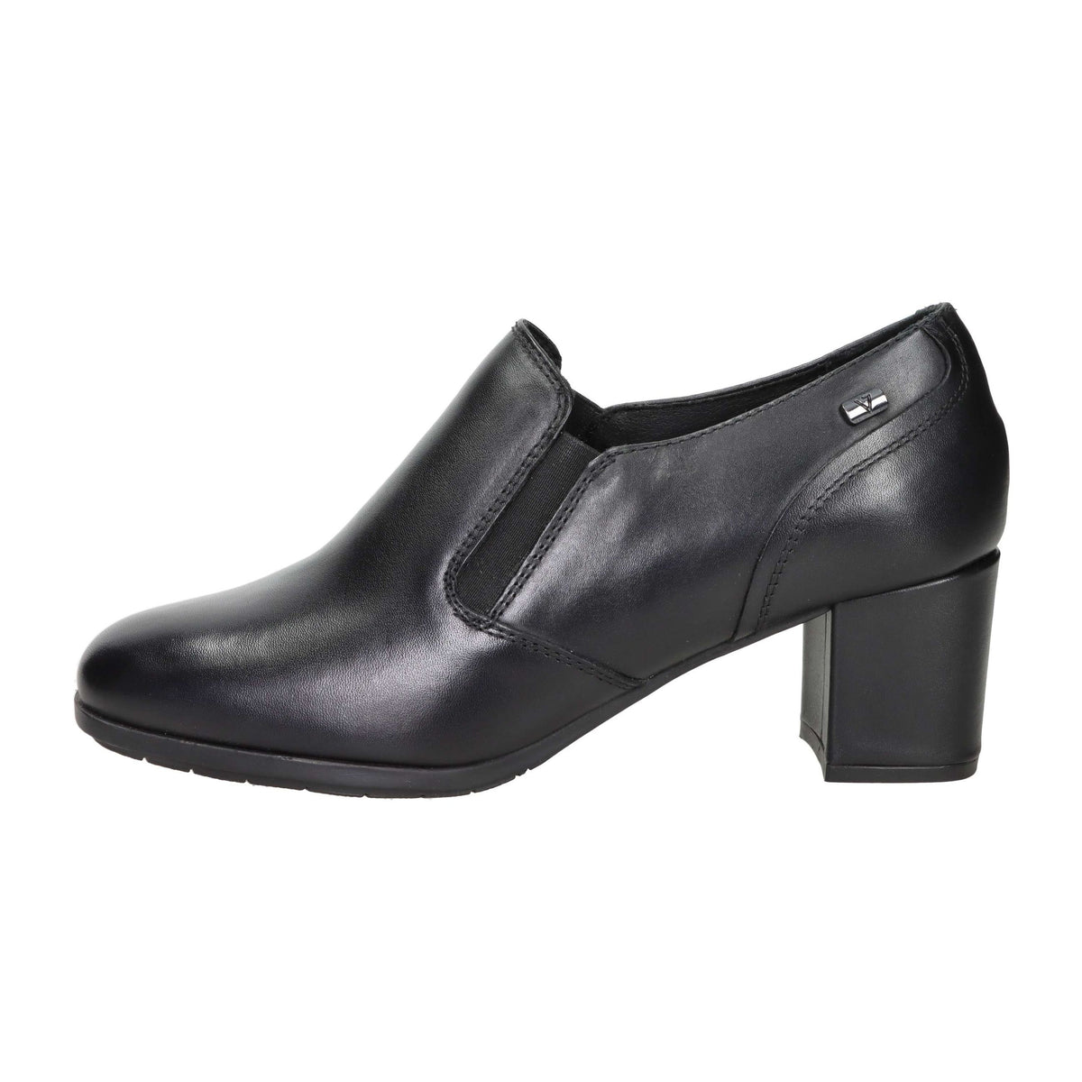 Valleverde Donna Mocassino tacco 36564 Nero