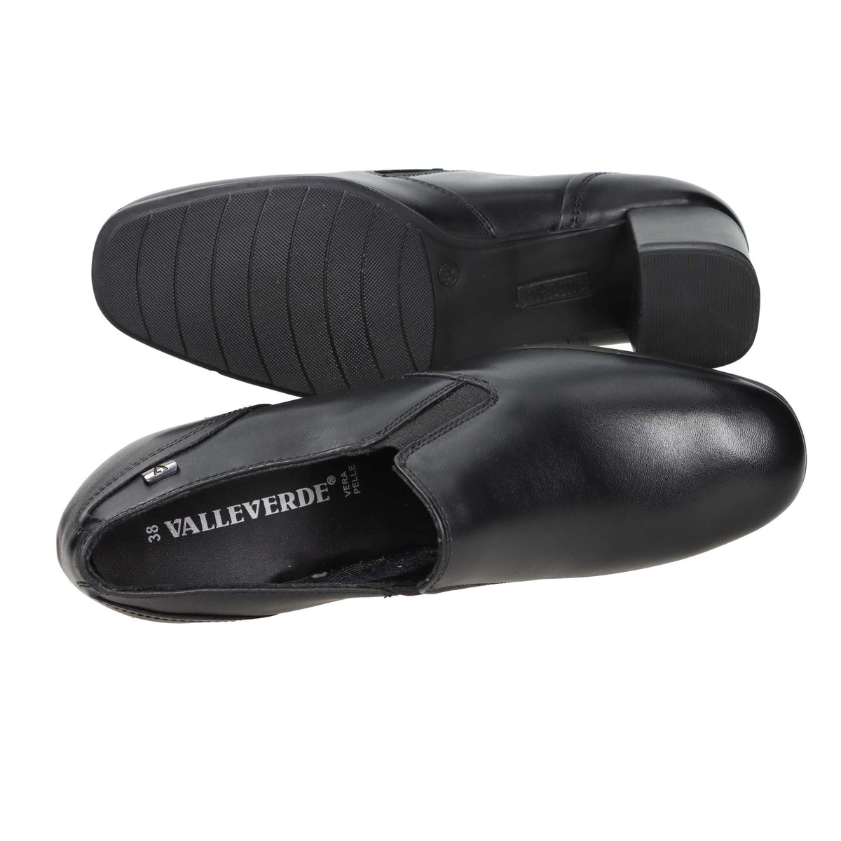Valleverde Donna Mocassino tacco 36564 Nero