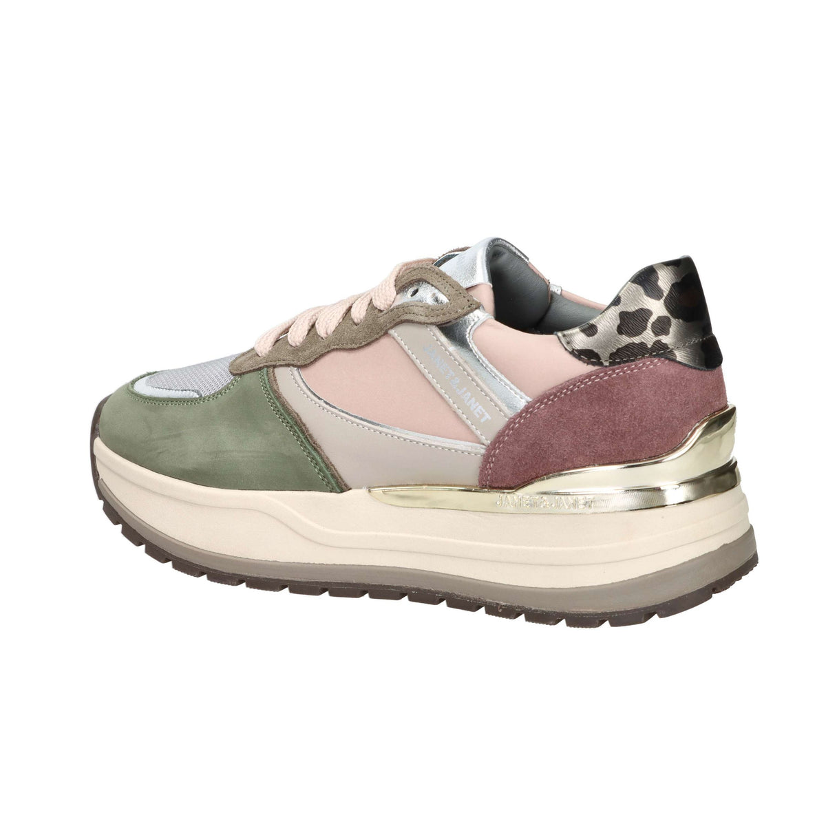JANET & JANET Donna Sneakers bassa J-411 Verdone