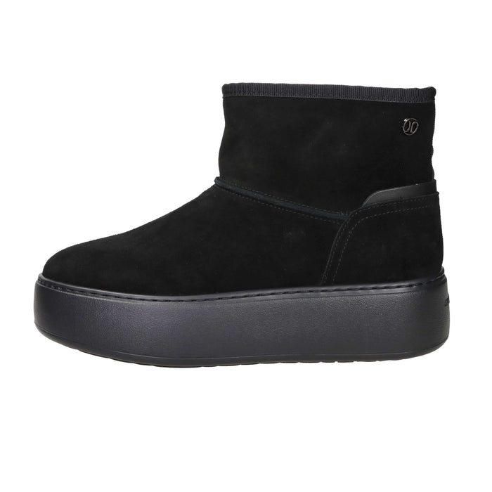 JANET & JANET Donna Stivaletti zeppa J-352 Nero