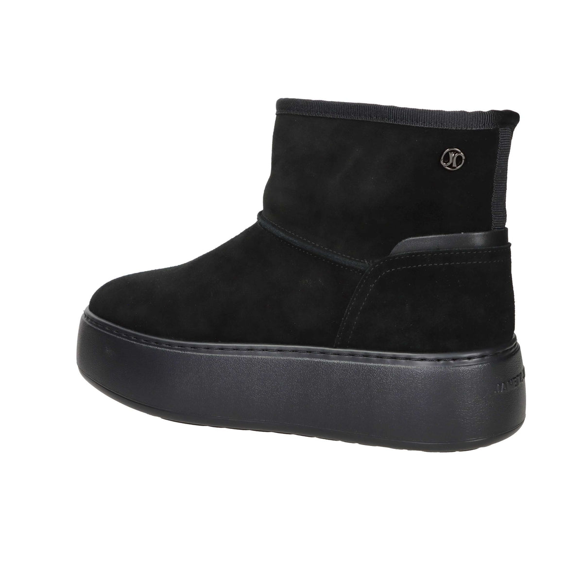JANET & JANET Donna Stivaletti zeppa J-352 Nero