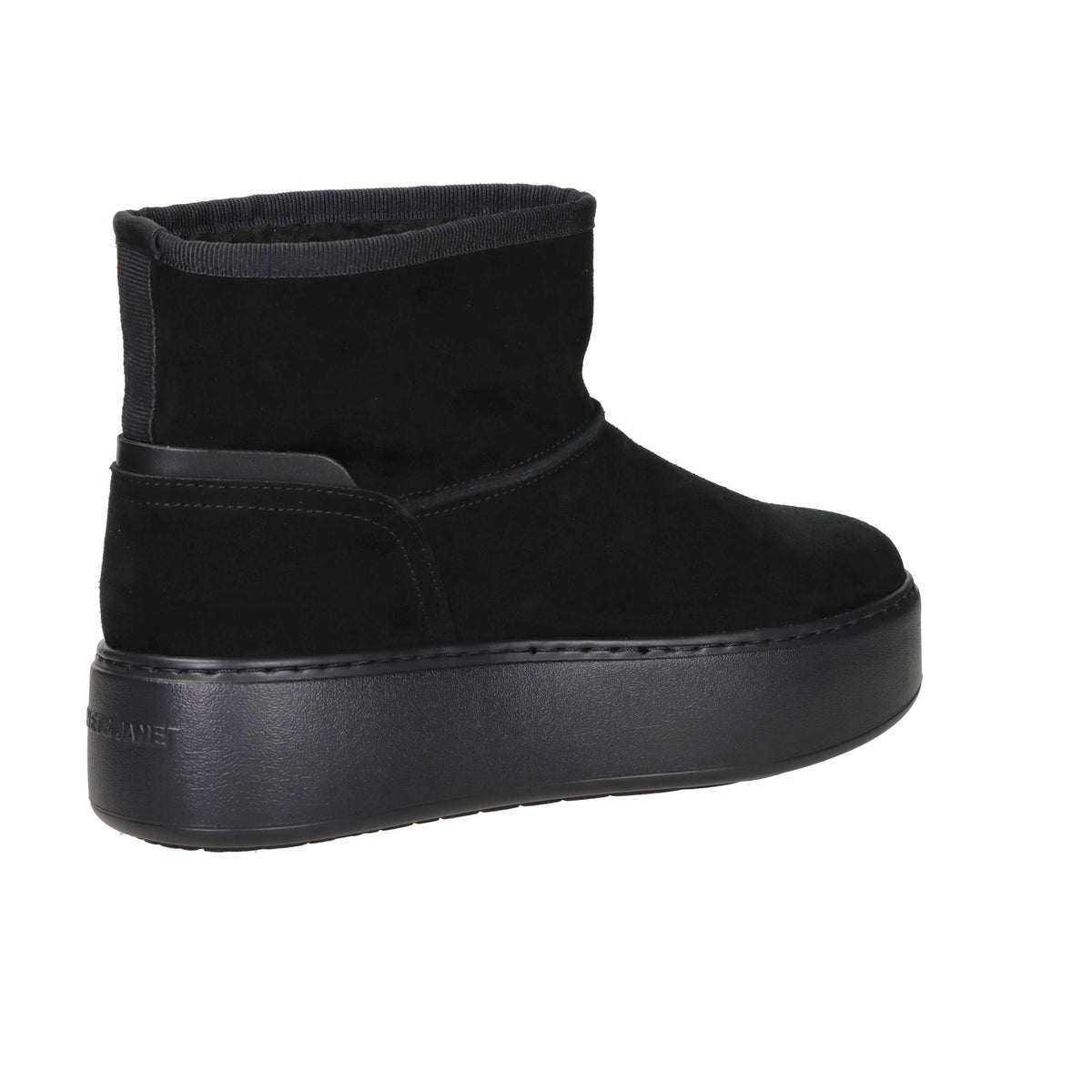 JANET & JANET Donna Stivaletti zeppa J-352 Nero