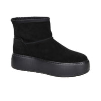 JANET & JANET Donna Stivaletti zeppa J-352 Nero
