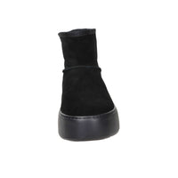 JANET & JANET Donna Stivaletti zeppa J-352 Nero