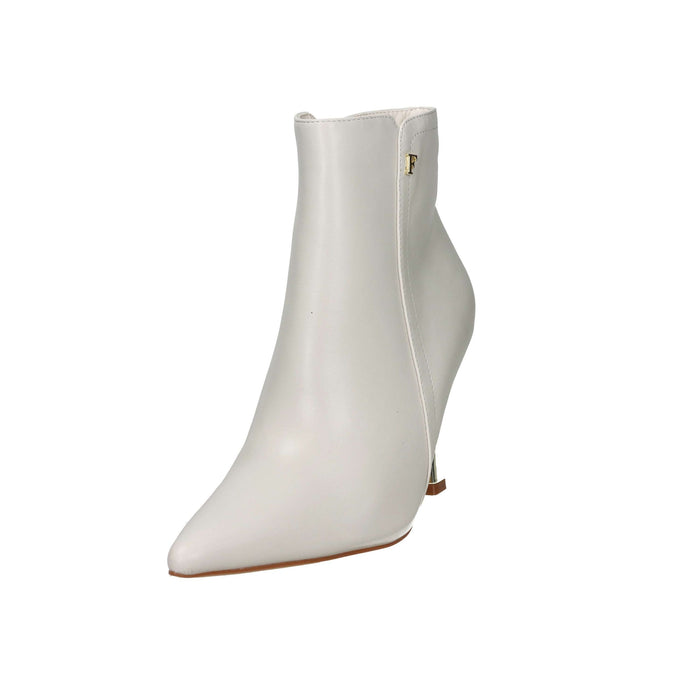 FERRE' Donna Stivaletti tacco F-613 Panna
