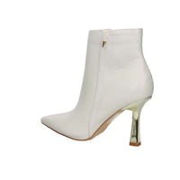 FERRE' Donna Stivaletti tacco F-613 Panna