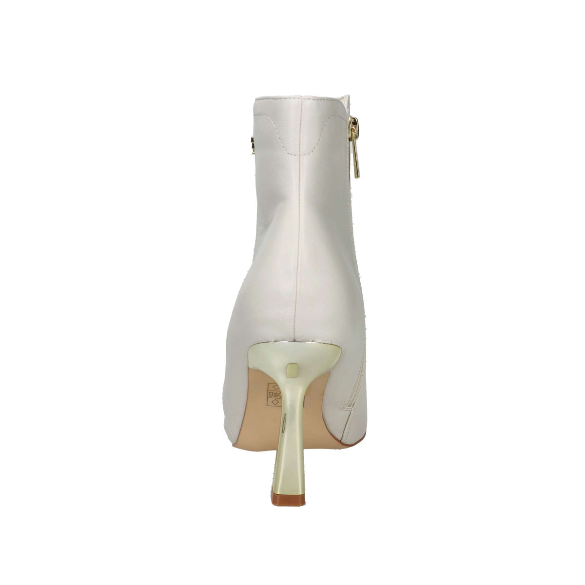 FERRE' Donna Stivaletti tacco F-613 Panna