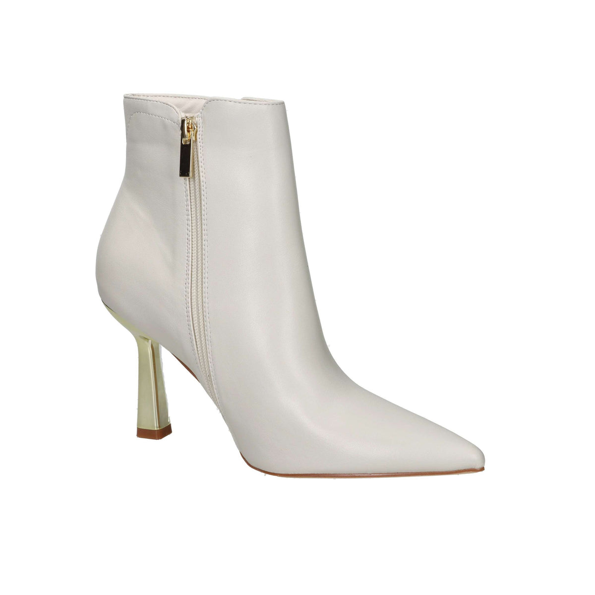 FERRE' Donna Stivaletti tacco F-613 Panna