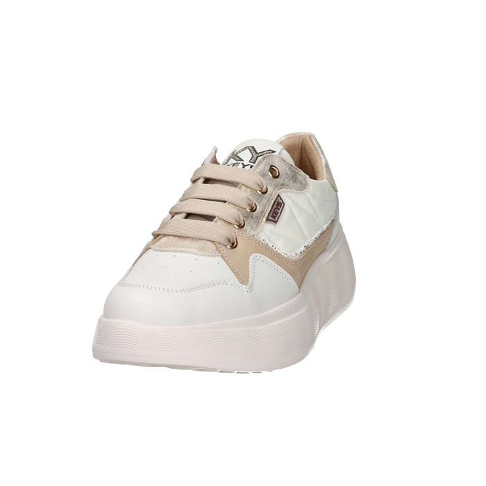 KEYS Donna Sneakers bassa K-11270 Beige/Oro