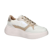 KEYS Donna Sneakers bassa K-11270 Beige/Oro