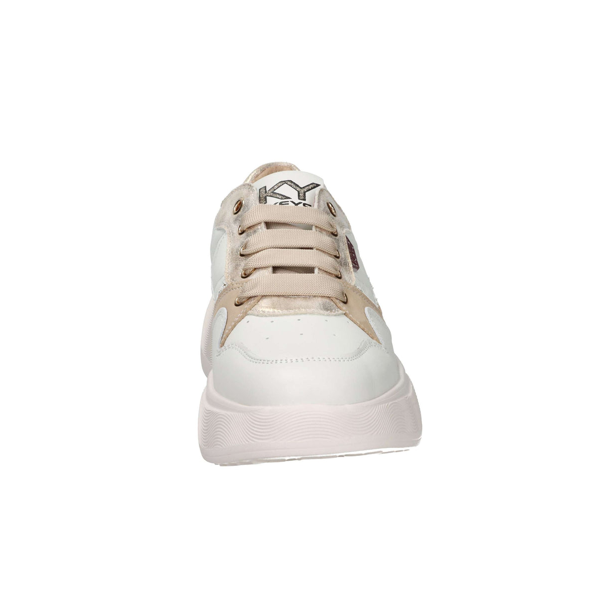 KEYS Donna Sneakers bassa K-11270 Beige/Oro