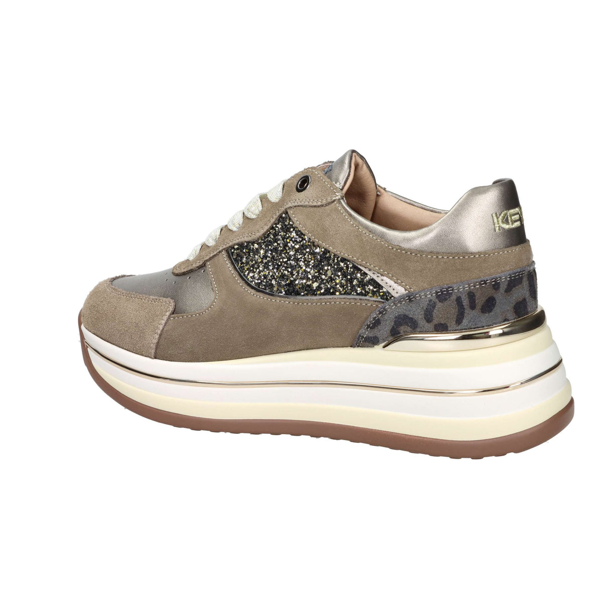 KEYS Donna Sneakers bassa K-11280 Taupe
