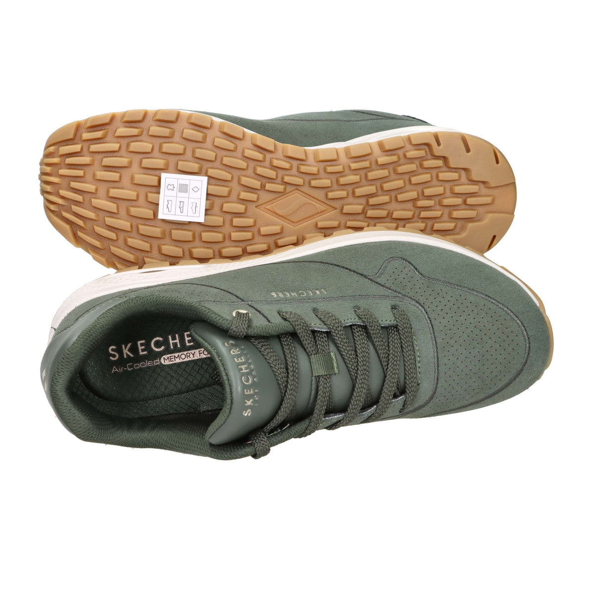 SKECHERS Donna Sneakers bassa 155135 Verdone