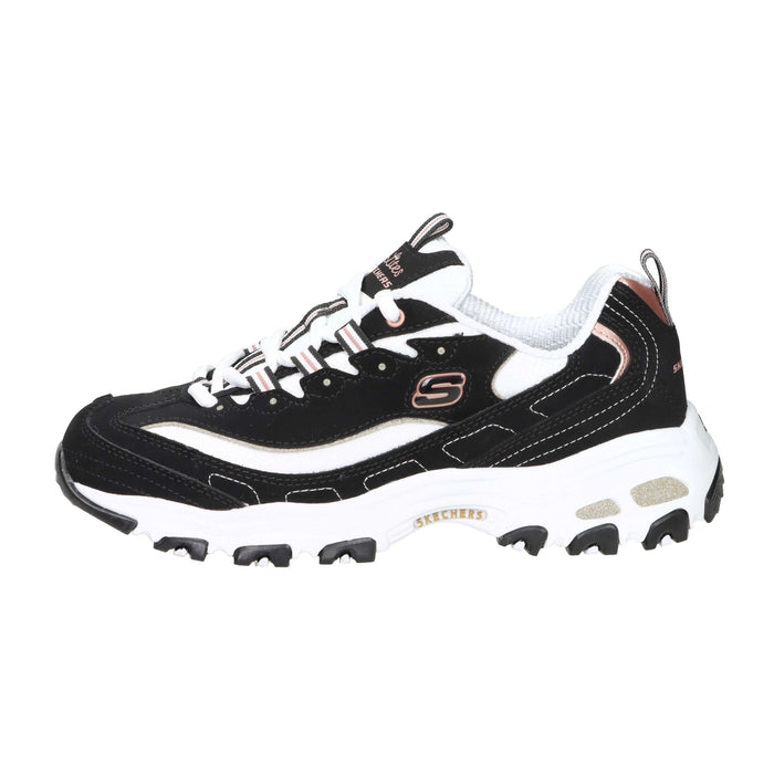 SKECHERS Donna Sneakers bassa 13154 Nero/Bianco