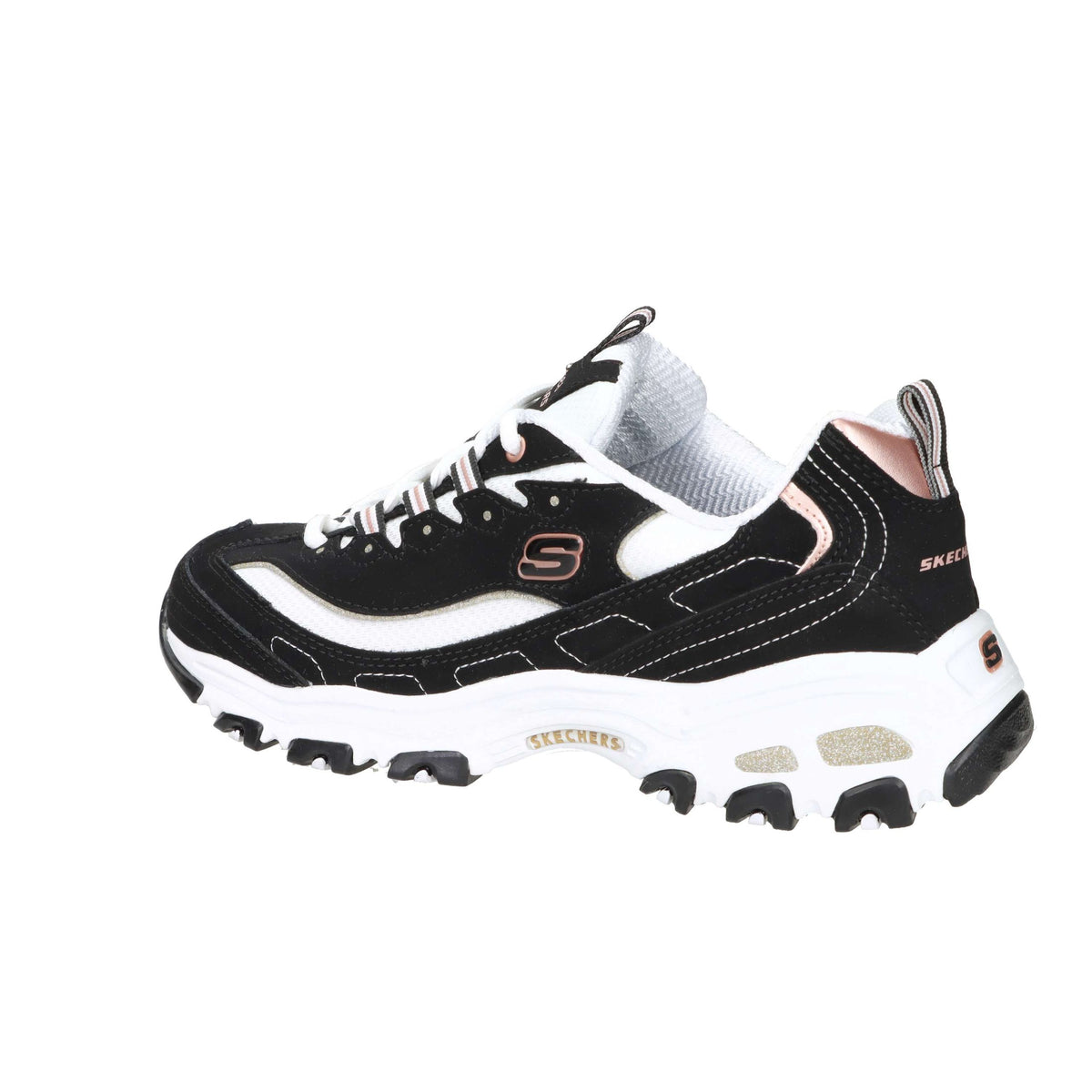 SKECHERS Donna Sneakers bassa 13154 Nero/Bianco
