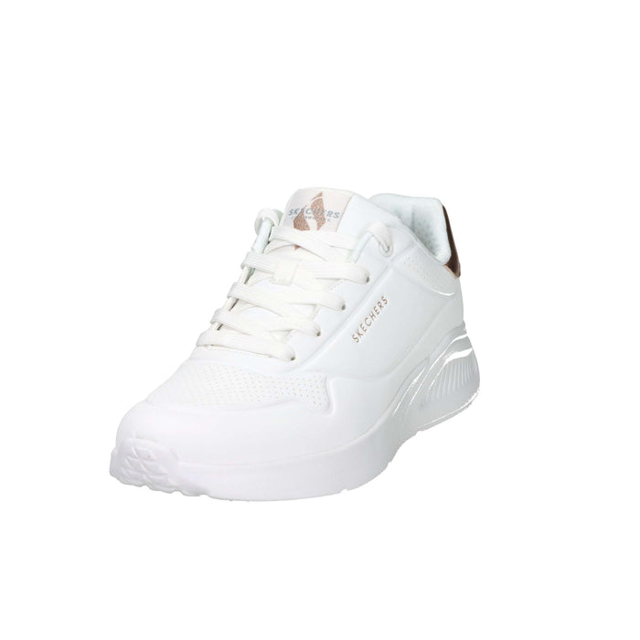 SKECHERS Donna Sneakers bassa 177291 Bianco/Cipria