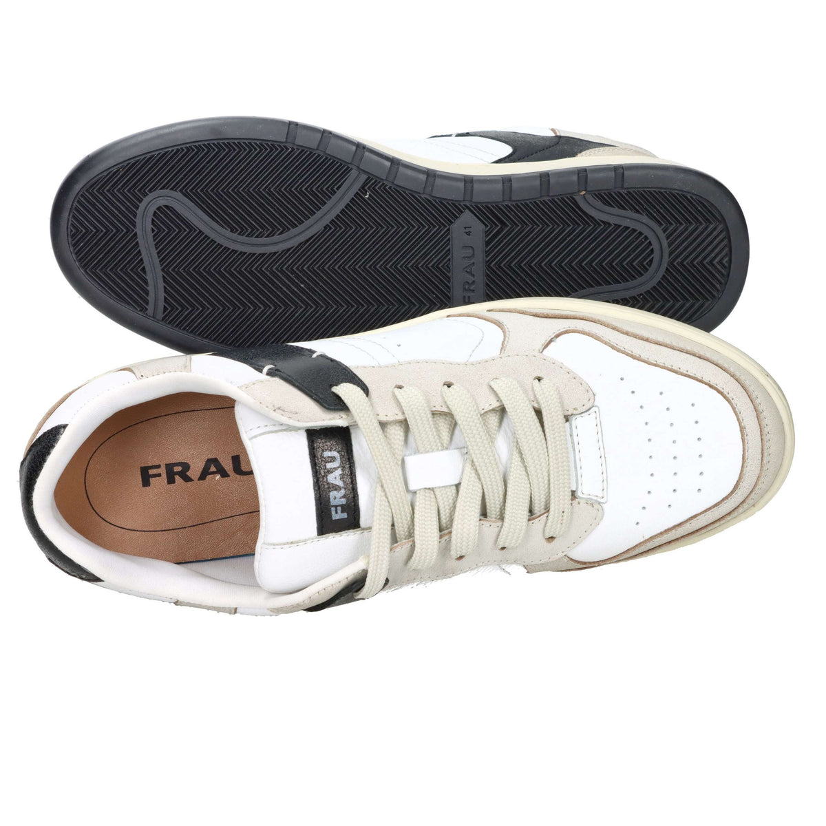 FRAU Uomo Sneakers bassa 10Q1 Bianco/Nero