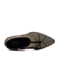 Xti Donna Stivaletti tacco 144670 Nero/Oro