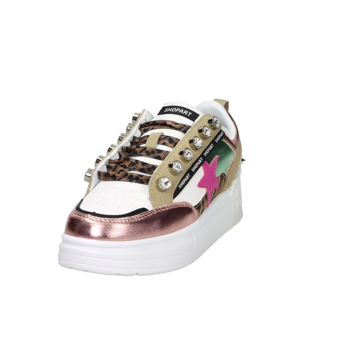 Shop Art Donna Sneakers bassa SASF251211 Bianco/Fucsia