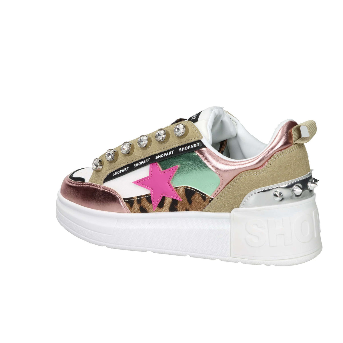 Shop Art Donna Sneakers bassa SASF251211 Bianco/Fucsia