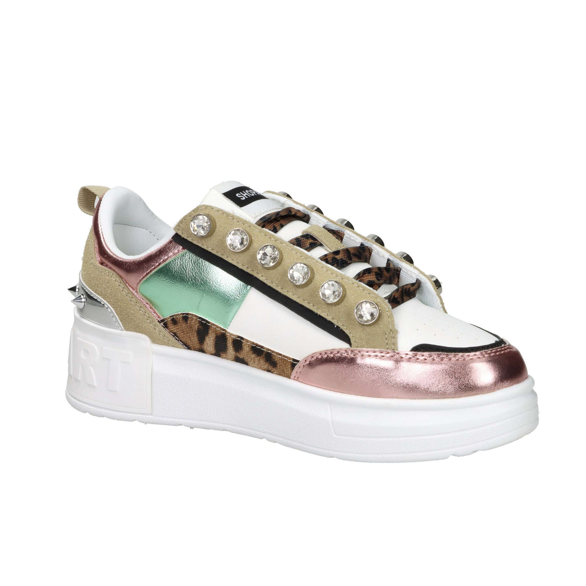 Shop Art Donna Sneakers bassa SASF251211 Bianco/Fucsia
