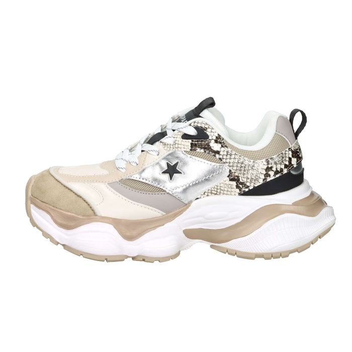 Shop Art Donna Sneakers bassa SASF251218 Beige