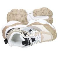 Shop Art Donna Sneakers bassa SASF251218 Beige