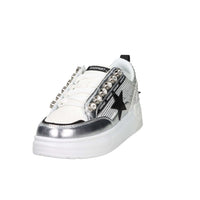 Shop Art Donna Sneakers bassa SASF251210 Bianco/Argento