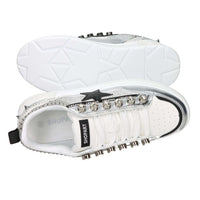 Shop Art Donna Sneakers bassa SASF251210 Bianco/Argento